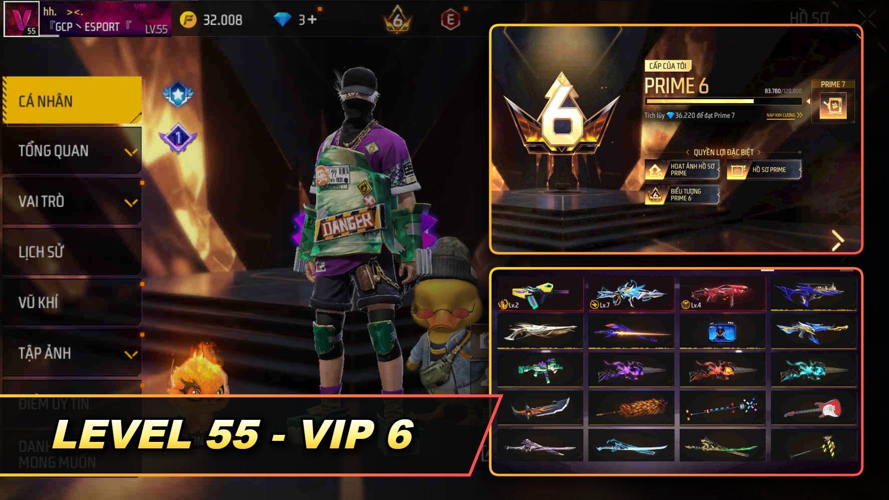 MUA NICK FREE FIRE SIÊU RẺ